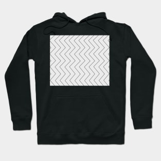 Abstract zigzag - black and gray. Hoodie